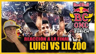 REACCIÓN - FINAL Redbull Bc One 2018 (Luigi vs Lil Zoo) Español