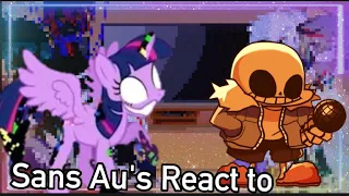 Sans Au's React to 🎶🎤🎵FNF but Everyone Sings 🎶🎤🎵 Part 2