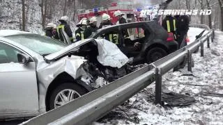 Schwerer Unfall bei Ederbringhausen auf der B252 20.02.2012