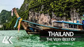 【4K】½ HOUR DRONE FILM: «The Beauty of Thailand 2021» 🔥🔥🔥 Ultra HD 🎵 Chillout Music (Ambient TV)