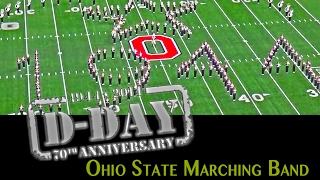 "D Day Tribute" - Ohio State Marching Band 09/13/2014