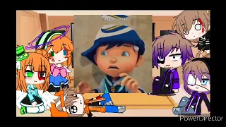 °•Afton Family Reaction CCP boboiboy (with english subtitel)||Gacha Club|| and HAPPY BIRTDAY TO ME🎊🎉