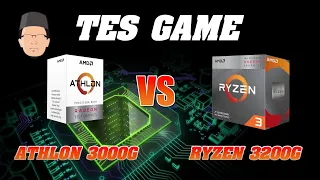 TEST GAMES Athlon 3000G vs Ryzen 3200G
