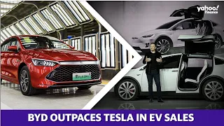 Tesla outpaced by BYD Auto in EV sales