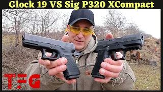 Glock 19 Gen 4 VS Sig Sauer P320 XCompact - TheFirearmGuy