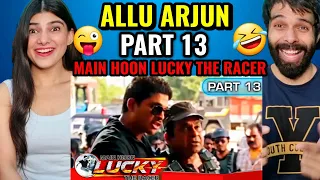 MAIN HOON LUCKY THE RACER Part - 13  l ALLU ARJUN ACTION SCENE REACTION