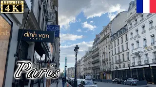 🇫🇷Paris Walk - Rue de la Paix -【4K 60fps】