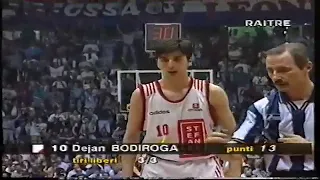 Dejan Bodiroga 1996 Stefanel Milan- Fortitudo Bologna