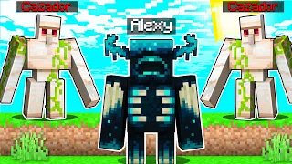 Minecraft: WARDEN VS 4 GOLEMS 😱🔪 ALEXY vs ASESINOS en MINECRAFT SPEEDRUN