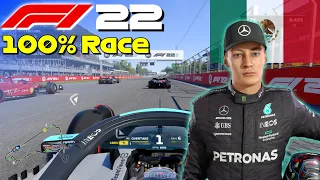 F1 22 - Let's Make Russell World Champion #20: 100% Race Mexico