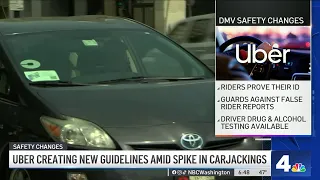 Uber makes safety changes amid spike in DC-area carjackings | NBC4 Washington