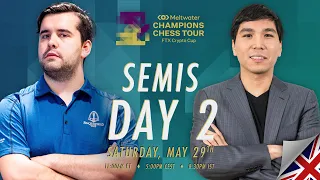 $1.5M Meltwater Champions Chess Tour: FTX Crypto Cup | SF Day 2 | Peter Leko & Tania Sachdev