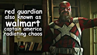 red guardian also known as walmart captain america radiating chaos for about four minutes