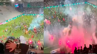 SAINT ETIENNE  FANS ATTACK PLAYERS after Relegation