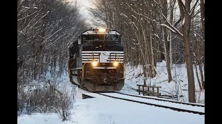 New York Susquehanna & Western train CL3 Cortland, NY to Jamesville, NY November 23, 2021