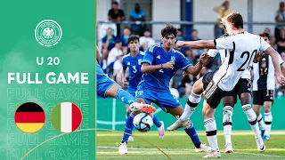 Germany vs. Italy | Full Game | U 20 Friendly