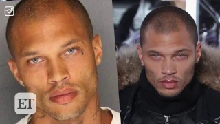 'Hot Mugshot Guy' Jeremy Meeks Makes Runway Debut During NYFW