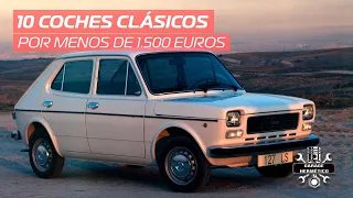 10 Coches Clásicos por Menos de 1.500 euros