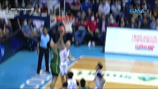 Brent Paraiso with the rejection on Will Gozum! #NCAASeason98