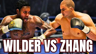 Deontay Wilder vs Zhilei Zhang FULL FIGHT - Fight Night Champion AI Simulation