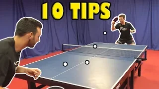 10 Tips To Become A Better Table Tennis Player Quickly