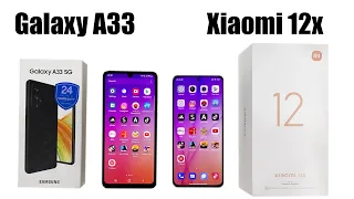 Xiaomi 12X vs SAMSUNG Galaxy A33 SPEED TEST