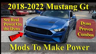 2018-2022 Mustang Gt 5.0 Power Combos _ Dyno Proven!!!