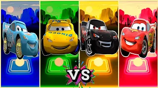 McQueen Red Car 🆚 McQueen Blue Car 🆚 McQueen Yellow Car 🆚 McQueen Black Car 🎶 Who is Best?