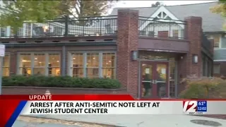 Woman arrested for antisemitic note at Brown RISD Hillel