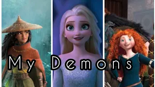 My Demons x Disney princesses AMV  • Crystal creations