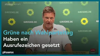 Die Grünen: Pressekonferenz mit Robert Habeck