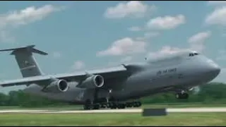 C-5 Galaxy screaming takeoff