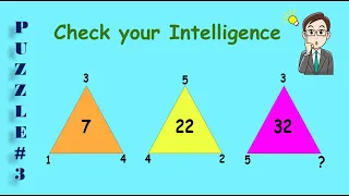 Maths Puzzle # 3 -- Find The Missing Number