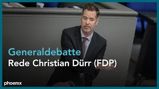 Generaldebatte des Bundestags: Rede von Christian Dürr (FDP) am 07.09.22