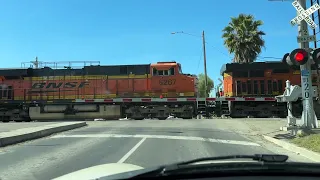 Train track crossing; a stuck at the track recording