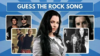 "Rock On! A Trivia Challenge: Can You Guess the Song and Artist?"