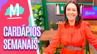 CARDÁPIO SEMANAL prático e rápido com MARINA LINBERGER - Mulheres (17/04/23)