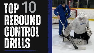 S5:E27 TOP TEN REBOUND CONTROL DRILLS | NHL GOALIE COACH