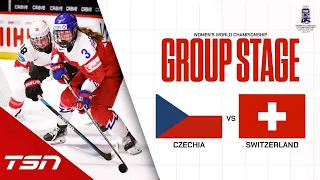 Switzerland vs. Czechia FULL HIGHLIGHTS | 2024 Women's World Hockey Championship
