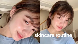 Skincare Routine for Glowy Glass Skin💧Morning & Night Skincare Routine for dry/normal skin