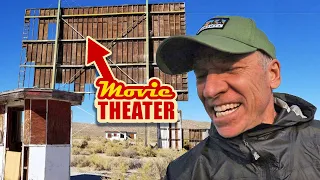 I CAMPED at an ABANDONED Drive-In Theater | STEALTH Backpacking Overnight!