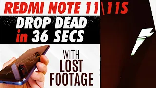 DROP DEAD in 36 SECS Redmi Note 11 LAST MOMENTS - LOST FOOTAGE after Repair - Redmi Note 11S