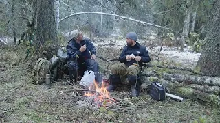 река Чидвия  осенний выход в тайгу