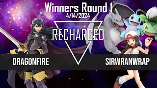 Recharged 182 WR1 - Dragonfire (Lucina) vs Sirwranwrap (Pokémon Trainer)