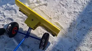 Лопата для уборки снега на колесах, лопата для снега, снегоочиститель, снегоуборочный отвал