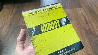 Nobody 4K UltraHD Blu-ray steelbook Unboxing