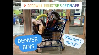 Thrift with me at the DENVER, CO Goodwill Bins & see my THRIFT HAUL! I Work From Home & Sell Online!