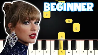 Cruel Summer - Taylor Swift | Beginner Piano Tutorial | Easy Piano