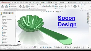 Spoon Tutorial in Solidworks | Spoon Modeling | Solidworks Tutorial