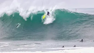The Wedge Goes Massive with Biggest South Swell of 2023 - 4K - 05-18-2023